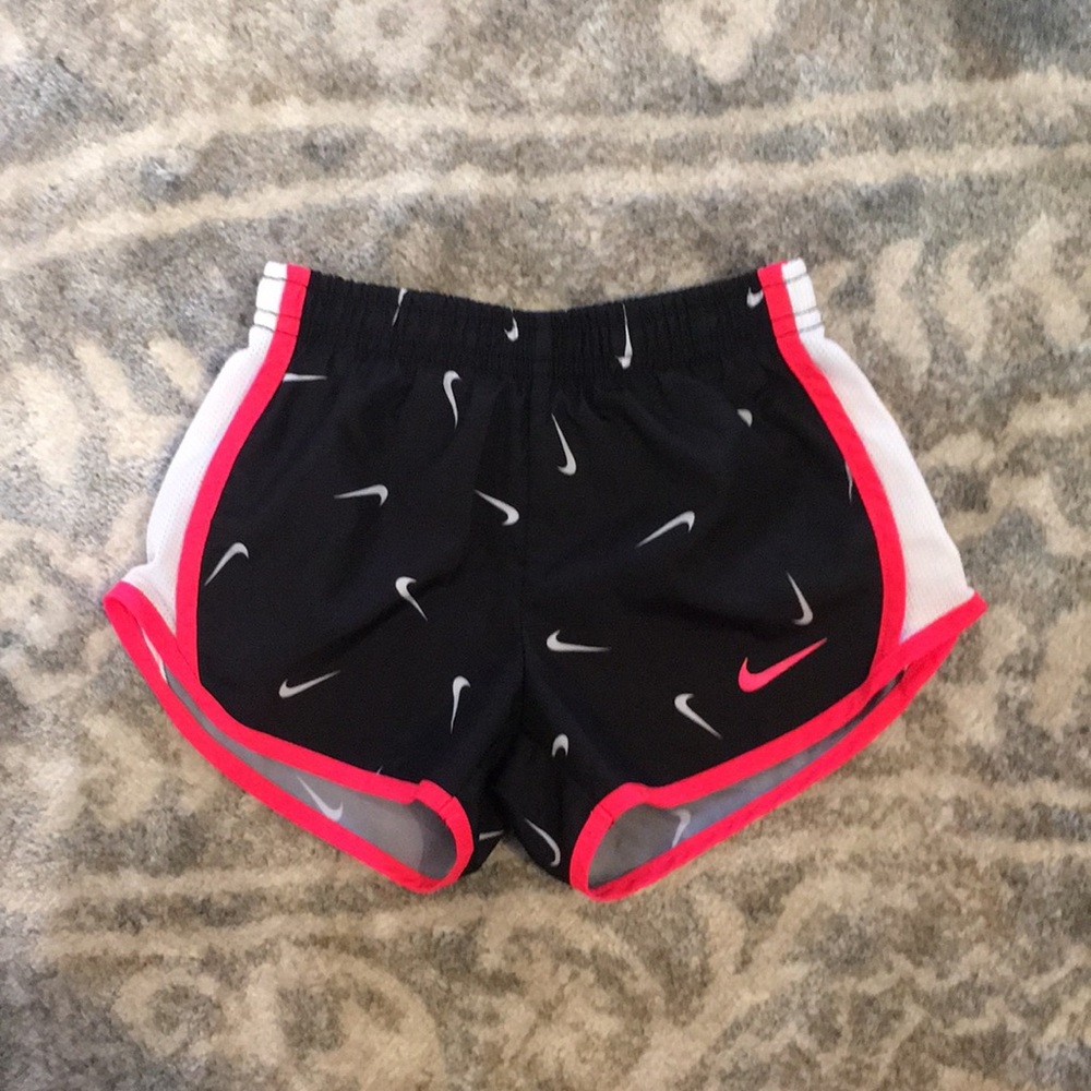 Nike DRI-FIT shorts pink and black 2T